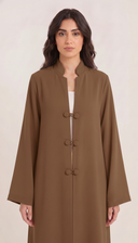 The Hawwa Double Button Detail Abaya
