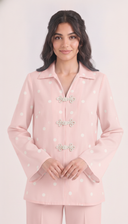 The Hamna Polka Dot Mandarin Button Detail Co-Ord Set