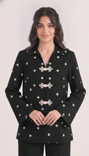 The Hamna Polka Dot Mandarin Button Detail Co-Ord Set