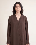 The Rufaida Wrap Detail Abaya