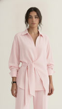 The Fida Tie-Waist Shirt Co-Ord Set