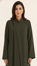 The Rehanah Asymmetric Layered Panel Abaya