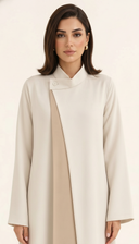 The Rehanah Asymmetric Layered Panel Abaya