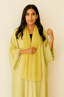 The Aisha Blue Fringe Abaya - TAL by The Abaya Lab