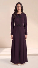 The Alyazia Timeless Bow Line Abaya - TAL by The Abaya Lab