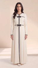 The Alyazia Timeless Bow Line Abaya - TAL by The Abaya Lab