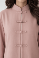 The Amal Mandarin Knot Abaya - TAL by The Abaya Lab