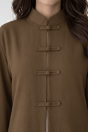 The Amal Mandarin Knot Abaya - TAL by The Abaya Lab