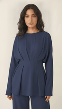 The Amani Back Tie Pleated Waist Co-Ord Set - TAL by The Abaya Lab