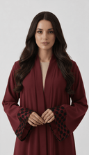 The Amara Polka Lace Abaya - TAL by The Abaya Lab