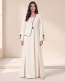The Amra Tailored Abaya with Bow Cuff Detail - TAL by The Abaya Lab