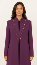 The Areezah Military - Inspired Vintage Button Abaya - TAL by The Abaya Lab