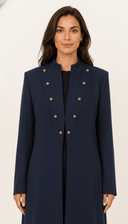 The Areezah Military - Inspired Vintage Button Abaya - TAL by The Abaya Lab