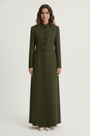 The Aseel Mandarin Style Button Abaya - TAL by The Abaya Lab