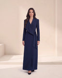 The Asira Draped Wrap Abaya with Waist Tie - TAL by The Abaya Lab