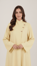 The Azmira Embellished Nida Abaya with Wrap Collar - TAL by The Abaya Lab
