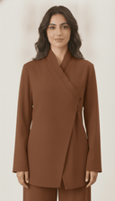 The Basma Wrap Front Tailored Co-Ord Set - TAL by The Abaya Lab