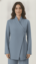 The Basma Wrap Front Tailored Co-Ord Set - TAL by The Abaya Lab