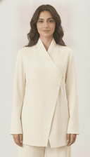 The Basma Wrap Front Tailored Co-Ord Set - TAL by The Abaya Lab