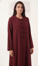 The Bushrah Bow Closure Abaya - TAL by The Abaya Lab
