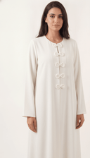 The Bushrah Bow Closure Abaya - TAL by The Abaya Lab