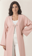 The Dunia Minimal Embroidered Abaya - TAL by The Abaya Lab