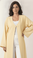 The Dunia Minimal Embroidered Abaya - TAL by The Abaya Lab