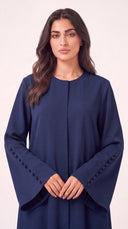 The Fariha Button Cuff Abaya - TAL by The Abaya Lab