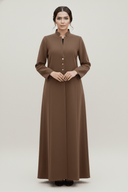 The Ghadeer Structured Button Abaya - TAL by The Abaya Lab
