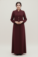 The Ghadeer Structured Button Abaya - TAL by The Abaya Lab