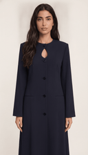 The Habiba Keyhole Neck Button Front Abaya - TAL by The Abaya Lab