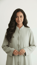 The Hala Celeste Mandarin Abaya - TAL by The Abaya Lab