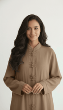 The Hala Celeste Mandarin Abaya - TAL by The Abaya Lab