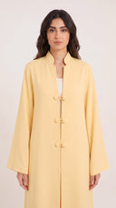 The Hawwa Double Button Detail Abaya - TAL by The Abaya Lab