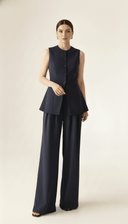 The Hessa Peplum Top & Wide - Leg Trouser Set - TAL by The Abaya Lab