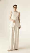 The Hessa Peplum Top & Wide - Leg Trouser Set - TAL by The Abaya Lab