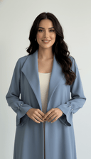 The Hiyam Pearl Whisper Open Abaya - TAL by The Abaya Lab