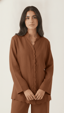 The Jalila Scallop Trim Co-Ord Set - TAL by The Abaya Lab