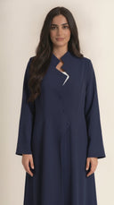 The Janan Asymmetric Collar Abaya - TAL by The Abaya Lab