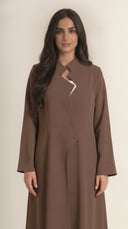 The Janan Asymmetric Collar Abaya - TAL by The Abaya Lab