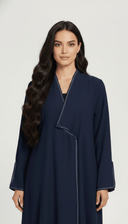 The Jihan Asymmetrical Piping Abaya - TAL by The Abaya Lab