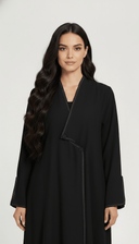 The Jihan Asymmetrical Piping Abaya - TAL by The Abaya Lab