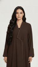 The Jihan Asymmetrical Piping Abaya - TAL by The Abaya Lab