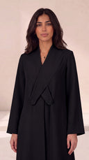 The Jouri Tailored Overlap Panel Abaya - TAL by The Abaya Lab