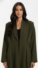 The Kalthoum Sculpted Elegance Abaya - TAL by The Abaya Lab