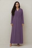 The Kenza Front - Tie Abaya - TAL by The Abaya Lab