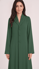 The Khansa Shawl Collar Button Front Abaya - TAL by The Abaya Lab