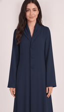 The Khansa Shawl Collar Button Front Abaya - TAL by The Abaya Lab