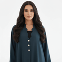 The Khulood Scalloped Neck Abaya - TAL by The Abaya Lab