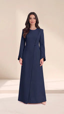 The Lamees Asymmetric Button Abaya - TAL by The Abaya Lab